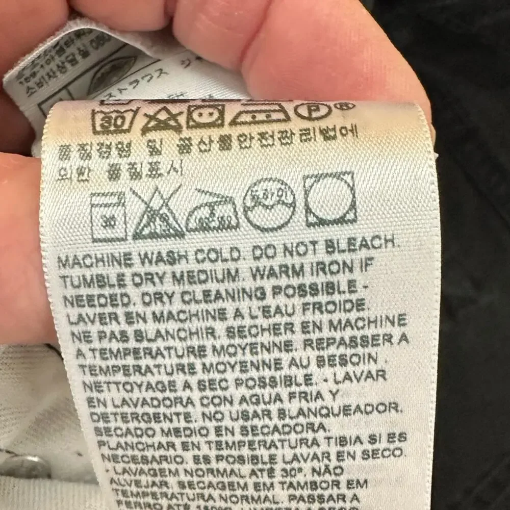 Men's Levi's 510 Skinny Black Jeans Size 32 Short